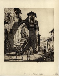Madona ve zdi, Subiaco, 1929 (suchá jehla)