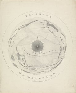 Panorama bitevního pole Waterloo, 1815 Panorama de Waterloo (název na objektu) od Jobard frères