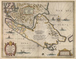 Nejpřesnější vymezení Magellanova průlivu a nových průlivů běžně známých jako Le Maire, kolem roku 1630