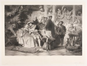Henrik VIII a Anna Boleynová od Joel Ballin