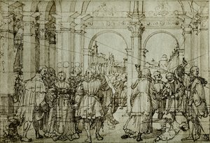 Historie Lukrécie od Joerg the Elder Breu
