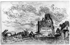 Abriss, ca. 1840-1890, 1924 von Johan Barthold Jongkind