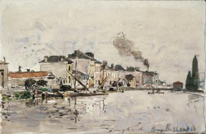 Der Kanal in Brüssel von Johan Barthold Jongkind