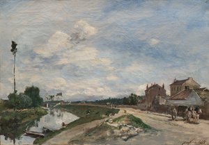Die Seine bei Bas-Meudon, 1865