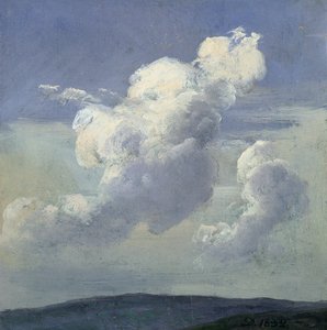 Cloudová studie od Johan Christian Dahl