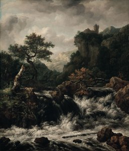Kopie krajiny od J. Ruisdaela od Johan Christian Dahl