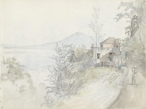 Z okolí Castellammare od Johan Christian Dahl
