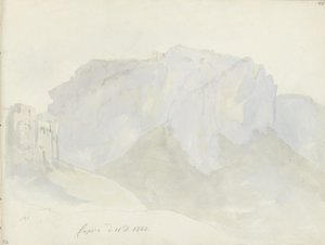 Monte Solaro viděný z Capri od Johan Christian Dahl