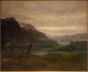 Norská krajina od Johan Christian Dahl