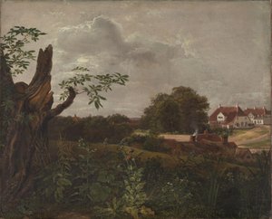 Velký hostinec ve Fredensborgu od Johan Christian Dahl