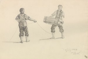 Dva muži od Johan Christian Dahl