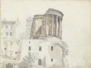 „Vestin chrám“, Tivoli od Johan Christian Dahl