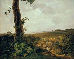 Pohled u Prestø od Johan Christian Dahl