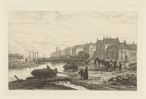 Pohled na Stadhouderskade od Johan Conrad Greive