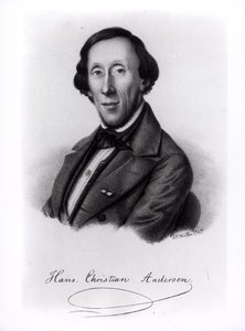 Portrét Hanse Christiana Andersena (1805-1875) od Johan Frederick Moller