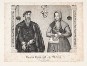 Marcus Swin a manželka od Johan Friedrich Fritz