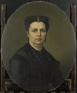 Jeanette Antoinette Pietermaat (1818-70). Manželka Pietera Mijera od Johan Heinrich Neuman (signed by artist)