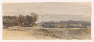 Panoramatická krajina od Johan Hendrik Weissenbruch (signed by artist)