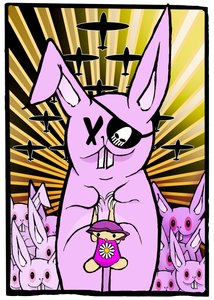 Králíci, 2012 (digitální malba) od Johan Lilja