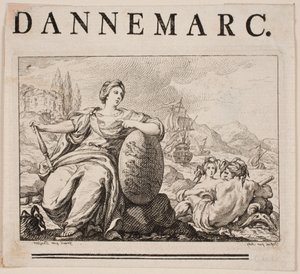 Vignet til P. H. Mallet: Dějiny Dánska I, 1758