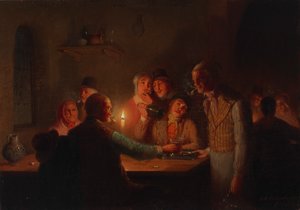 Scéna Dutch Tavern, 1846. od Johan Mengels Culverhouse