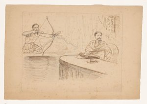 Studie pro kreslený film „Návrh řádu lorda z Kerkwijku“, 1878