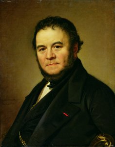 Portrét Marie Henri Beyle, známé jako Stendhal (1783-1842) 1840