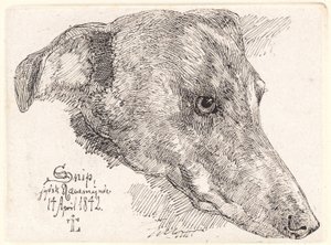 Hundehoved, Snipe od Johan Thomas Lundbye