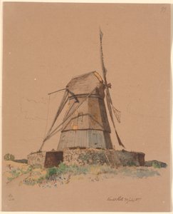 Vendet Mølle od Dortheaslyst od Johan Thomas Lundbye