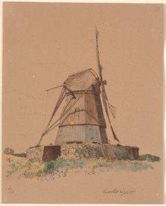 Vendet Mølle od Dortheaslyst od Johan Thomas Lundbye