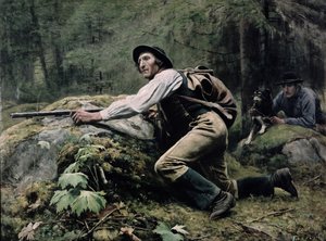 Lov losů, 1889 od Johan Tiren