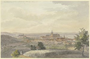 Pohled na Bamberg z jihu od Johann Adam Klein