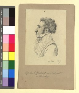 Carl Alexander von Heideloff (1789-1865), malíř, architekt od Johann Adam Klein
