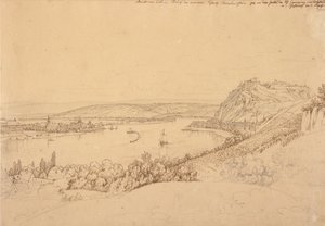 Pevnost Ehrenbreitstein od Johann Adam Klein
