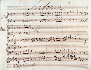 První stránka hudební partitury Adriano in Siria od J A Hasse (1752) od Johann Adolph Hasse