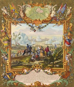 Dobytí pevnosti Audenarde spojeneckými vojsky v roce 1708, počátek 18. stol.