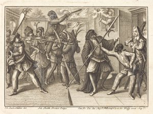 Kapitán znovu získá svou svobodu od Johann Balthasar Probst after Johann Jacob Schübler
