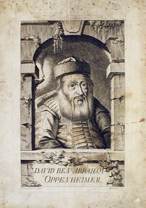 Portrét Davida Oppenheima 1664-1736, vrchního pražského rabína