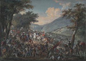 Císař Alexandr I. a jeho doprovod prošli pohořím Vogézy v červenci 1815, 1825 od Johann Baptist Hoechle