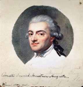 Portrét Stanislawa II. Augusta Poniatowského z Polska (1732-1798), posledního krále Republiky dvou národů a velkovévody Litvy (Portrét Stanislawa II. Augusta Poniatowského, krále a velkovévody Polského litevského společenství). Práce z