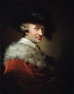 Portrét architekta LaTour (Portrét architekta La Tour). Malba Johanna Baptista von Lampi třísla (1751-1830), olej na plátně