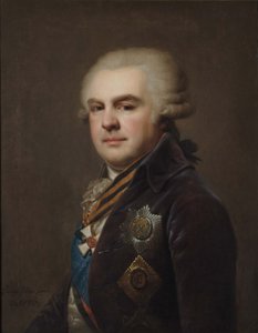 Portrét hraběte Alexandra Nikolajeviče Samojlova 1744-1814, 1796 od Johann Baptist Lampi the Younger