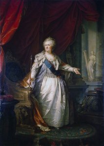 Portrét císařovny Kateřiny II. od Johann Baptist von Lampi the Elder
