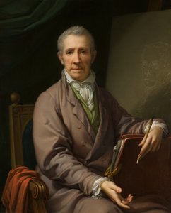 Autoportrét na stojanu, 1828.