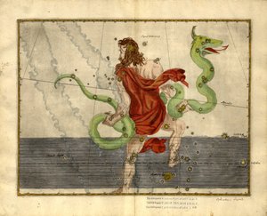 Ophiuchus, držitel hada, z knihy 