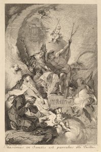 Čtyři svatí od Johann Beheim after Franz Anton Maulbertsch