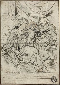 Svatá rodina od Johann Boeckhorst
