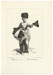Prodejce klobouků od Johann Christian (after) Brand