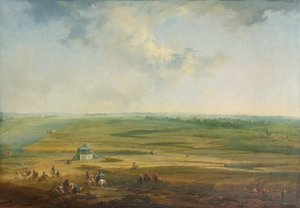 Laxenburg z Hayd Lusthaus proti Marii Lanzendorfové