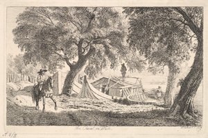 Na kanálu ve Vídni, 1819. od Johann Christian Erhard